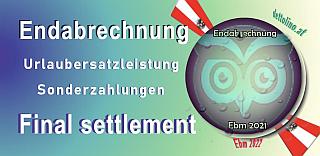 Endabrechnung Label